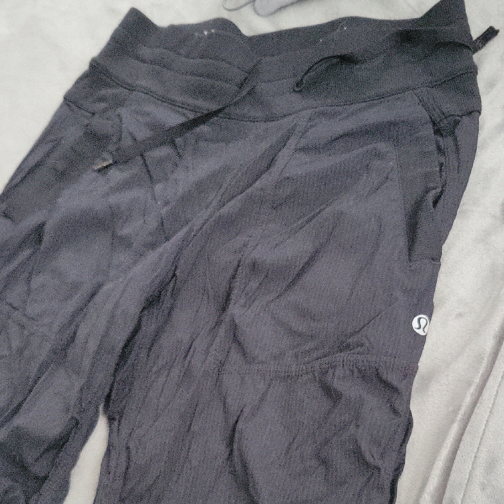 lululemon athletica Black Track Pants/Joggers